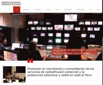 SNRTV.org.pe(Sociedad Nacional de Radio y Televisión) Screenshot
