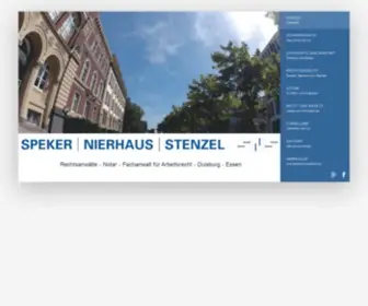 SNS-Anwaelte.de(Ihre Ansprechpartner im Arbeitsrecht) Screenshot
