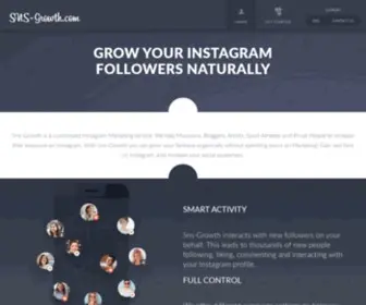 SNS-Growth.com(Buy Instagram Followers) Screenshot