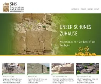 SNS-Natursteine.de(SNS) Screenshot