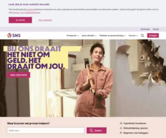 SNsbank.nl(SNS Bank) Screenshot