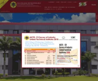 SNSCT.org(SNS College Of Technology (SNSCT)) Screenshot