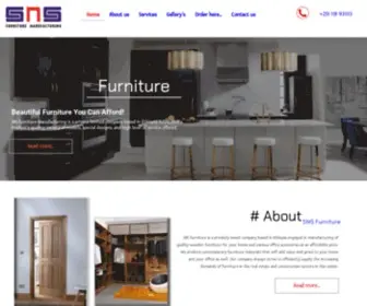 SNsfurniturefactory.com(SNS Furniture Manufacturing) Screenshot