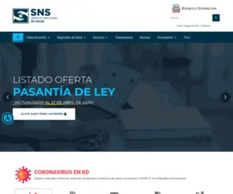 SNS.gob.do(Servicio Nacional de Salud (SNS)) Screenshot