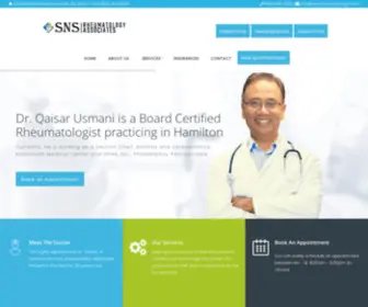 SNSrheumatology.com(SNS Rheumatalogy Associates) Screenshot