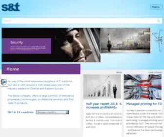 SNT.com.mk(S&T AG) Screenshot