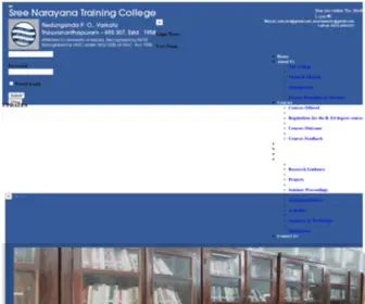 SNtrainingcollege.edu.in(SN Training College) Screenshot