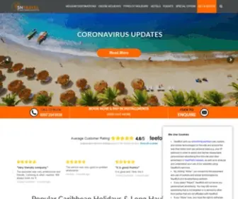 SNtravel.co.uk(Award-winning Caribbean &amp; long haul tailor) Screenshot