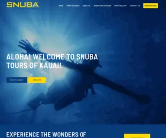 Snubakauai.com(SNUBA Tours of Kauai) Screenshot