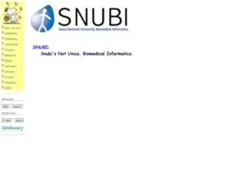 Snubi.org(Private SNUBiomedical Informatics) Screenshot