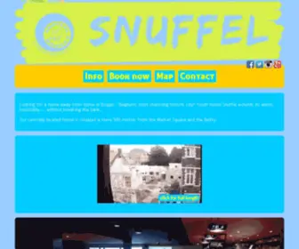 Snuffel.be(Boek een kamer in Snuffel Hostel Brugge) Screenshot