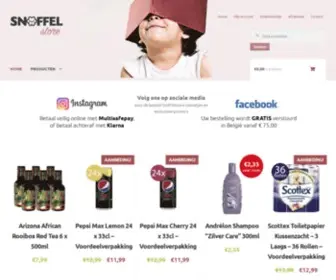 SnuffelStore.be(Van wasmiddelen tot heerlijke dranken) Screenshot