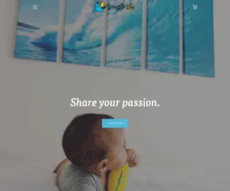 Snugglelifeusa.com(Snuggle Life baby pacifier with unique holder. Our goal) Screenshot