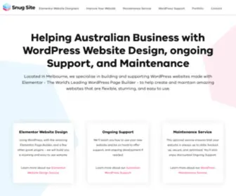 Snugsite.com.au(Australian WordPress Website Specialists) Screenshot