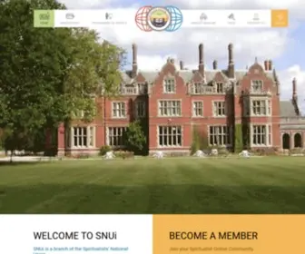 Snui.org.uk(Spiritualists' National Union SNUi) Screenshot