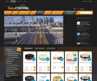 Snuscentral.com(The world’s best snus shop) Screenshot