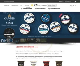 Snusfabriken.com(Köp snus online på nätet) Screenshot