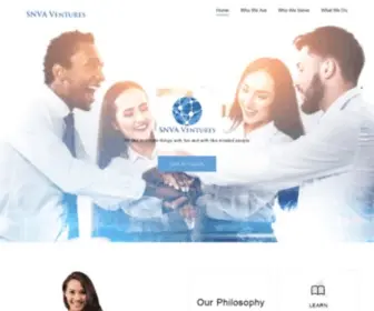 Snva.com(SNVA Ventures) Screenshot