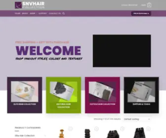 SNvhair.com(SNVHAIR Collection) Screenshot