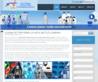 SNVplastics.com(PET Preforms) Screenshot