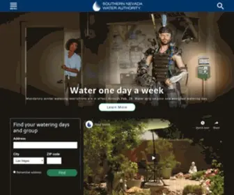Snwa.com(The Southern Nevada Water Authority (SNWA)) Screenshot