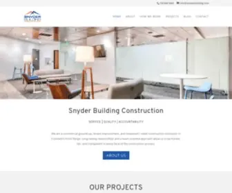 SNyderbuilding.com(Snyder Building Construction) Screenshot