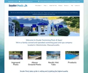 SNyderpools.com(Snyder Pools) Screenshot