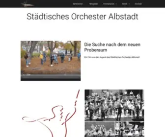 SO-Albstadt.de(Sinfonisches Blasorchester) Screenshot