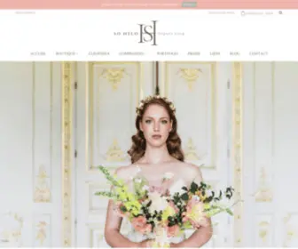 SO-Helo.com(Bijoux mariage et accessoires pour mariée) Screenshot