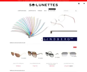 SO-Lunettes.fr(SO Lunettes) Screenshot