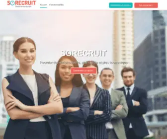 SO-Recruit.com(SORECRUIT est un logiciel de recrutement (ATS)) Screenshot