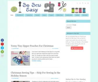 SO-Sew-Easy.com(So Sew Easy) Screenshot