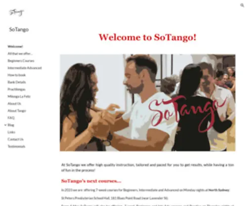 SO-Tango.com(SoTango) Screenshot