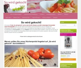 SO-Wird-Gekocht.de(So wird gekocht) Screenshot