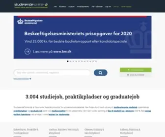 SO.dk(Studiejobs, graduate job, legater og tips til studielivet) Screenshot