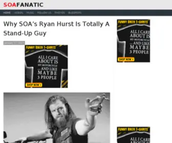 Soafanatic.com(Sons of Anarchy Fanatic) Screenshot