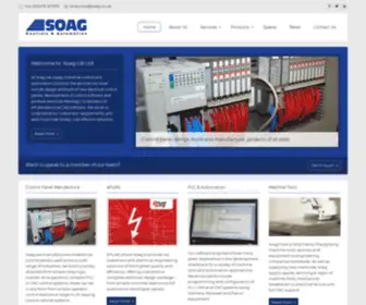 Soag.co.uk(Specialists in Industrial Control and Automation Solutions) Screenshot