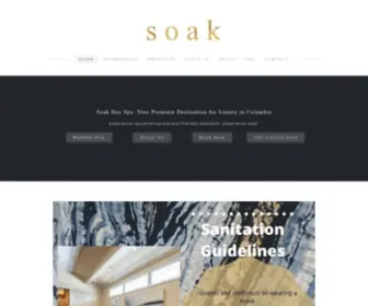 Soakdayspa.com(S o a k) Screenshot