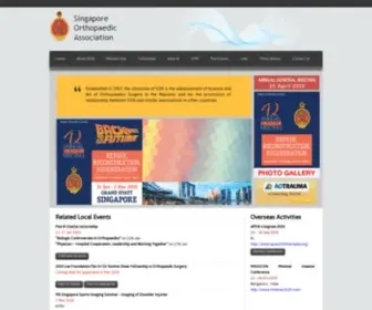 Soa.org.sg(Singapore Orthopaedic Association) Screenshot
