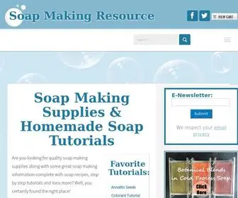 Soap-Making-Resource.com(Complete Soap Making Supplies and Tutorial Resource) Screenshot