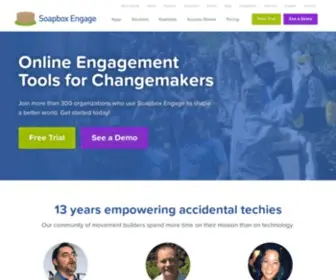 Soapboxengage.com(Soapbox Engage) Screenshot