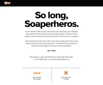 Soapcreative.com(Soap 2018) Screenshot