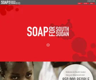 Soapforsouthsudan.com(Soap for South Sudan) Screenshot