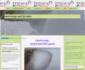 Soapisbest.com(Hand soap and lip balm stories) Screenshot