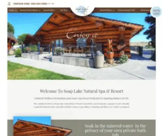 Soaplakeresort.com(Soap Lake Natural Spa & Resort) Screenshot