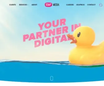 Soapmedia.co.uk(A strategic & creative digital marketing agency based in Manchester & Preston. Soap Media) Screenshot