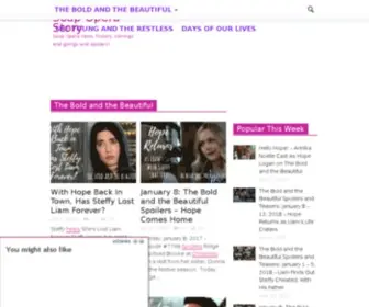 Soapoperastory.com(Soap Opera Story) Screenshot