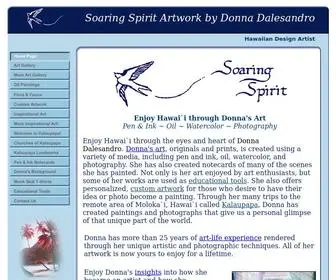 Soaringspiritartwork.com(Soaring Spirit Artwork By Donna Dalesandro) Screenshot