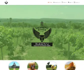 Soaringwingswine.com(Soaring Wings Vineyard & Brewing) Screenshot