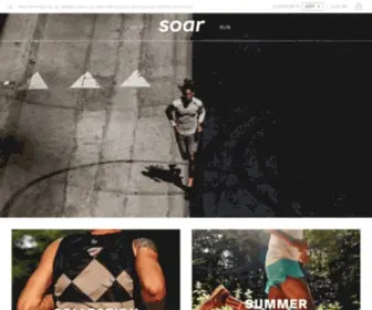 Soarrunning.com(Engineered Running Wear. High performance running apparel) Screenshot